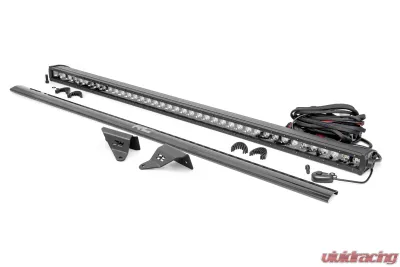 Rough Country LED Light Upper Windshield 40" Black Single Row Ford Bronco 2021-2022 - 71041
