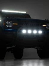 Rough Country LED Light Upper Windshield 40" Black Single Row Ford Bronco 2021-2022                                     - 71041 - Image 5