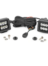 Rough Country LED Light Ditch Mount Black Series w/Spot Beam Ford Bronco 2021-2022                                     - 71047 - Image 6