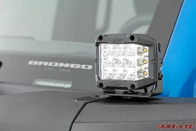 Rough Country LED Light Ditch Mount 3" Osram Wide Angles Series Ford Bronco 2021-2022 - 71050