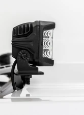 Rough Country LED Ditch Light Kit Black Pair Flood for Chevy GMC 1500 2014-2018                                     - 71053 - Image 5