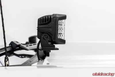 Rough Country LED Ditch Light Kit Black Pair Flood for Chevy GMC 1500 2014-2018 - 71053