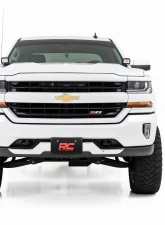 Rough Country LED Ditch Light Kit 2in Black Pair White DRL Chevy | GMC 1500 14-18 & Classic                                     - 71054 - Image 3