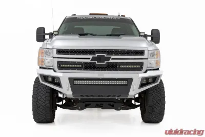 Rough Country LED Ditch Mount Lights Black Pair with DRL for Chevy 1500 2007-2013 - 71060