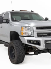 Rough Country LED Ditch Mount Lights Black Pair with DRL for Chevy 1500 2007-2013                                     - 71060 - Image 3