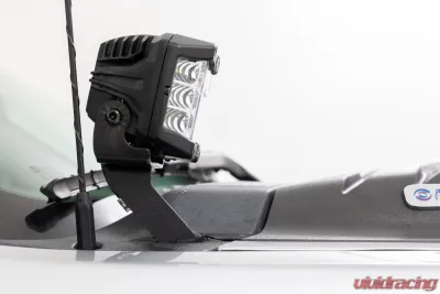 Rough Country LED Ditch Mount Lights Black Pair with DRL for Chevy 1500 2007-2013 - 71060