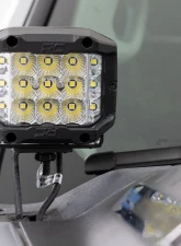 Rough Country LED Light Ditch Mount 2" Black Pair Amber DRL Chevy 1500 2007-2013                                     - 71061 - Image 5
