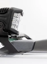 Rough Country LED Light Ditch Mount 2" Black Pair Amber DRL Chevy 1500 2007-2013                                     - 71061 - Image 6
