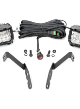 Rough Country LED Light Kit Ditch Mount 3" OSRAM Wide Chevy 1500 & Chevy | GMC 2500HD | 3500HD 07-14                                     - 71062 - Image 6
