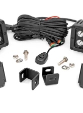 Rough Country LED Light Kit Ditch Mount 2" Black Pair Spot Toyota Tundra 22-25                                     - 71071 - Image 6
