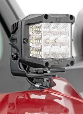 Rough Country LED Light Kit Ditch Mount 2" Black Pair Spot Toyota Tundra 22-25                                     - 71071 - Image 2