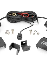 Rough Country LED Light Kit Ditch Mount Black Pair Flood for Toyota Tundra 22-25                                     - 71072 - Image 6