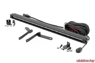 Rough Country LED Light Kit Bumper Mount 20" Black Slim Line Toyota Tundra 22-25 - 71077