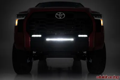 Rough Country LED Light Kit Bumper Mount 20" Black Slim Line Toyota Tundra 22-25 - 71077