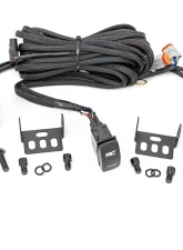 Rough Country LED Ditch Light Kit 3.5" Black Round Pair Amber DRL for 2021-2025 Ford Bronco                                     - 71078 - Image 6