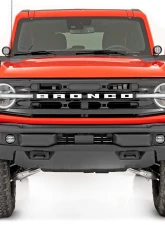 Rough Country LED Ditch Light Kit 3.5" Black Round Pair Amber DRL for 2021-2025 Ford Bronco                                     - 71078 - Image 3