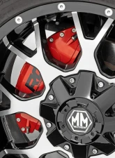 Rough Country Caliper Cover Red Jeep Wrangler JK Unlimited 2WD | 4WD Wrangler JK 2 Door 2007-2018                                     - 71140A - Image 2