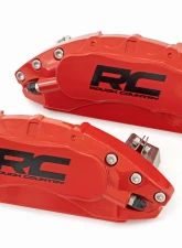 Rough Country Caliper Cover Red Jeep Wrangler JK Unlimited 2WD | 4WD Wrangler JK 2 Door 2007-2018                                     - 71140A - Image 4