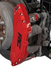 Rough Country Caliper Covers Front and Rear Red Non-Sport Jeep Gladiator JT 20-24 | Wrangler JL 18-24                                     - 71142A - Image 6