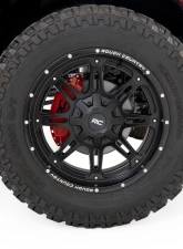 Rough Country Caliper Covers Front and Rear Red Sport Jeep Gladiator JT | Wrangler JL 18-25                                     - 71150 - Image 4