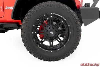 Rough Country Caliper Covers Front and Rear Red Sport Jeep Gladiator JT | Wrangler JL 18-25 - 71150