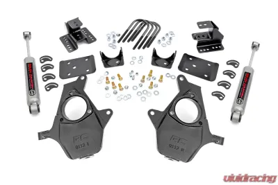 Rough Country 2" Lowering Kit Chevy Silverado 1500 GMC Sierra 1500 2WD 2014-2018 - 71630