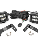 Rough Country LED Light Kit Ditch Mount 2" Black Pair for 2024 Toyota Tacoma                                     - 72101 - Image 2