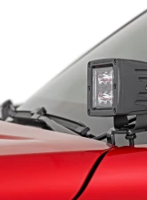 Rough Country LED Light Kit Ditch Mount 2" Black Pair Flood Toyota Tacoma 24-25                                     - 72102 - Image 4