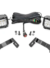Rough Country LED Light Kit Ditch Mount 3" OSRAM Wide for 2024 Toyota Tacoma 2WD/4WD                                     - 72105 - Image 6