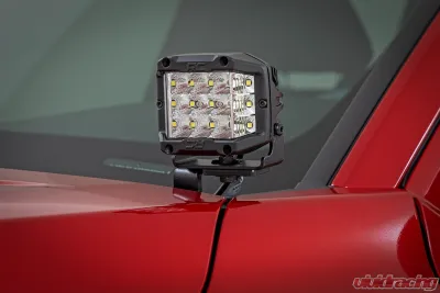 Rough Country LED Light Kit Ditch Mount 3" OSRAM Wide for 2024 Toyota Tacoma 2WD/4WD - 72105