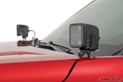 Rough Country LED Light Kit Ditch Mount Pair Spot for 2024 Toyota Tacoma 2" Spectrum - 72107