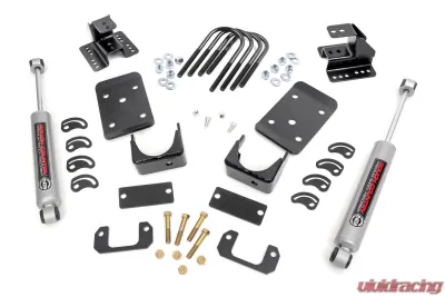 Rough Country Coil Spring Lowering Kit | Spring Shackle Lowering Kit - 72330