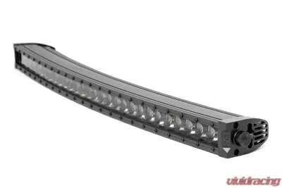 Rough Country 30 Inch Black Series LED Light Bar Curved Single Row Cool White DRL - 72730BLDRL