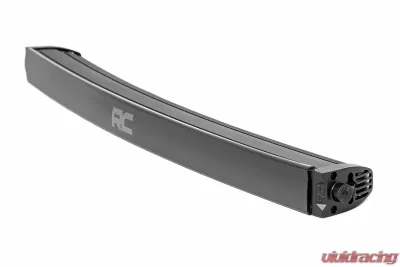 Rough Country 30 Inch Black Series LED Light Bar Curved Single Row Cool White DRL - 72730BLDRL