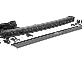 Rough Country 30 Inch Black Series LED Light Bar Curved Single Row