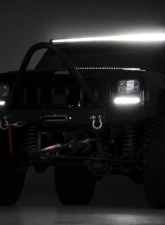 Rough Country 50 Inch Black Series LED Light Bar Curved Single Row                                     - 72750BL - Image 6