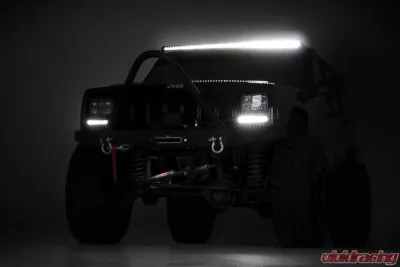 Rough Country 50 Inch Black Series LED Light Bar Curved Single Row - 72750BL