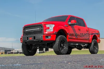 Rough Country 30 Inch Black Series LED Light Bar Curved Dual Row Cool White DRL - 72930BD