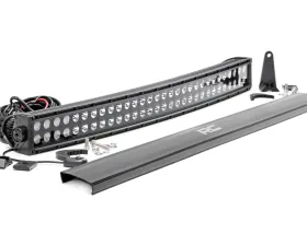 Rough Country 30 Inch Black Series LED Light Bar Curved Dual Row