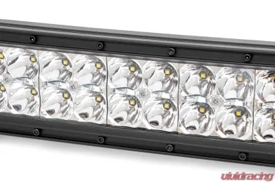 Rough Country 30 Inch Chrome Series LED Light Bar Curved Dual Row Cool White DRL - 72930D