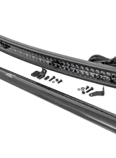 Rough Country 50 Inch Black Series LED Light Bar Curved Dual Row Cool White DRL                                     - 72950BD - Image 6