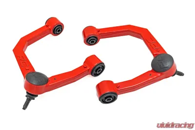 Rough Country Red Forged Upper Control Arms 3.5" Of Lift Toyota 4Runner 10-24 | Tacoma 05-23 - 74201ARED