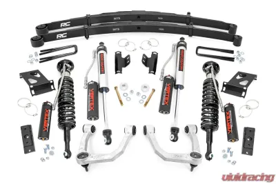 Rough Country 3.5" Lift Kit Vertex Adjustable Coilovers w/Vertex Shocks and Rear Leaf Springs Toyota Tacoma 2005-2022 - 74252