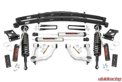 Rough Country 3.5" Lift Kit Vertex Adjustable Coilovers w/V2 Shocks and Rear Leaf Springs Toyota Tacoma 2005-2022 - 74258