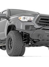 Rough Country 3.5" Lift Kit Vertex Adjustable Coilovers w/V2 Shocks and Rear Leaf Springs Toyota Tacoma 2005-2022                                     - 74258 - Image 4