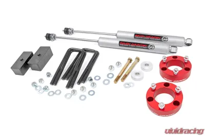 Rough Country 3 Inch Lift Kit Red Spacer - 74530RED