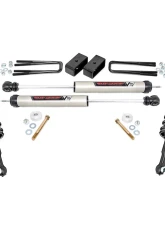 Rough Country 3" Lift Kit Vertex Adjustable Coilovers w/V2 Monotube Shocks Toyota Tacoma 2WD 4WD 2005-2022                                     - 74557 - Image 2
