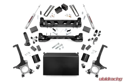 Rough Country 4" Lift Kit Struts Spacers w/N3 Shocks Toyota Tundra 2WD 4WD 2016-2021 - 75130
