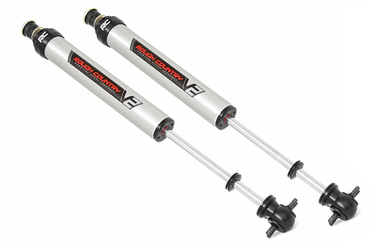 Rough Country Jeep Wrangler TJ | Cherokee XJ V2 Front Shocks Pair 5-6.5in Jeep - 760743_F