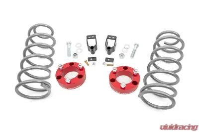 Rough Country 3" Lift Kit X-REAS RR Springs Red Toyota 4Runner 4WD 2003-2009 - 761RED